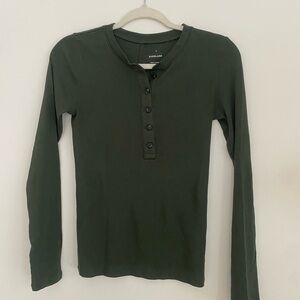 Everlane THE LUXE RIB HENLEY